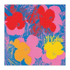 MUDPUPPY - Puzzle 500Pcs Flores De Andy Warhol