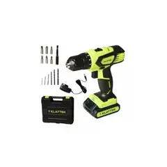 GENERICO - Taladro Atornillador Inalámbrico Klatter 14v 10mm Batería