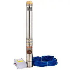 DETODOYMAS - Bomba Sumergible Pozo Profundo 4 Pulgadas 2 Hp + 30mt Cable