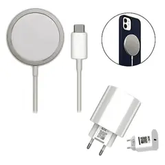 MOTOMO - Cargador Para iPhone Inalambrico Magsafe Adaptador 20watts