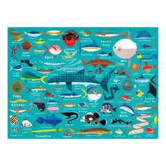 MUDPUPPY - Puzzle 1000Pcs Vida Del Oceano