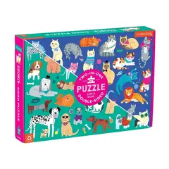 MUDPUPPY - Puzzle 100Pcs Doble Perros Y Gatos