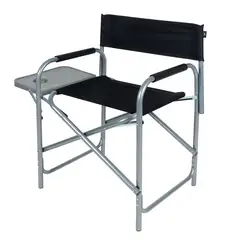 RUTTA - Silla con Bandeja Plegable Negro