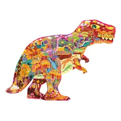 MIDEER - Puzzle 280Pcs Con Forma, Dinosaurios