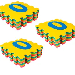 GENERICO - Pack X3 Alfombra Goma Eva Bebes Piso Goma Eva Alfombra Bebe