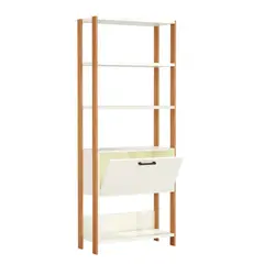 ROCA - Estante Cucao 1 Puerta Roble-Blanco