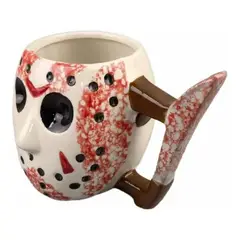 GENERICO - Tazón 3d Mascara Jason Voorhees De Viernes 13 - Negro