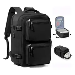 EVERSO - Mochila Viaje Impermeable Antirrobo Con Puerto Usb Notebook