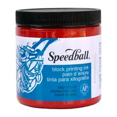 SPEEDBALL - Tinta para Grabados 236ml Acrílica - Rojo