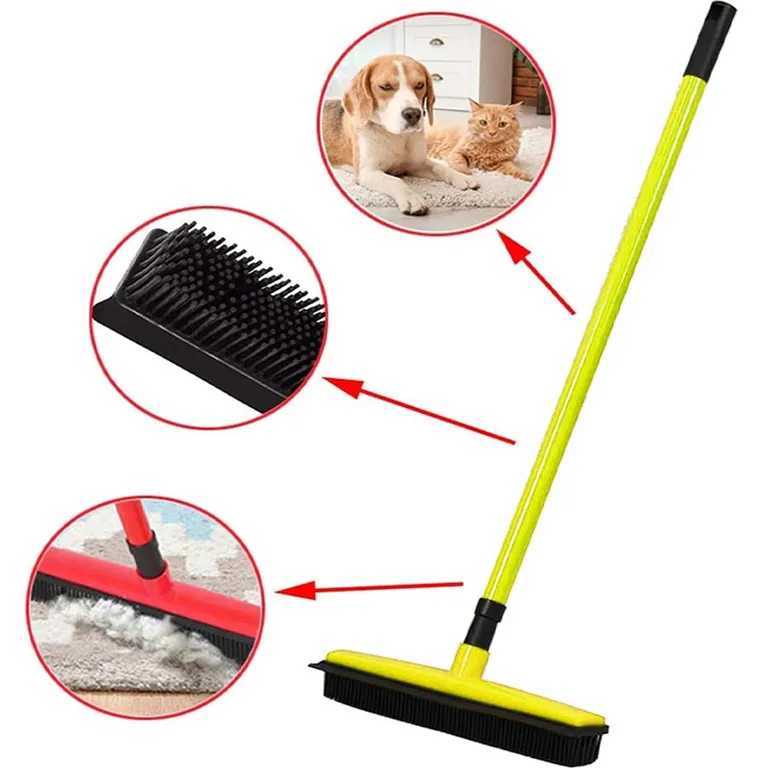 Escoba Raspador de Goma Elimina Pelusas de Mascotas a $7.990