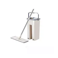 GENERICO - Trapeador Mopa Plana Balde Escurridor - SC