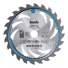 KWB - Disco De Sierra Circular 165mm 24 Dientes 584754