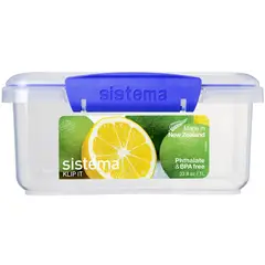 SISTEMA - Pack 6 Tapers Rectangulares Azul 1 Litro