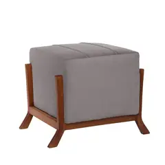 LATAM HOME - Pouf Marsella Tela Velvet Gris