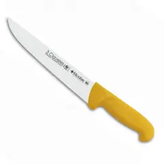 3 CLAVELES - Cuchillo Carnicero 26 cm Amarillo