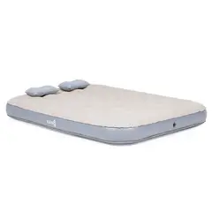 KANO - Colchón Inflable de 2 Plazas con 2 Almohadas Camping