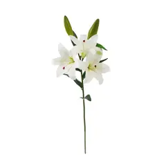 THE GREEN ELEMENT - Planta artificial Lilium Blanco 67 Cm