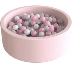CRUSEC - Piscina de Pelotas o Bolas Espuma para Niños y Niñas Rosa