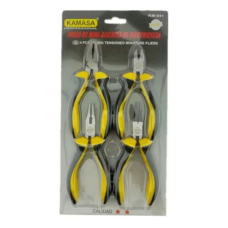 Juego/kit/set De Mini-alicates 5 PuLG De Electricista a $8.990