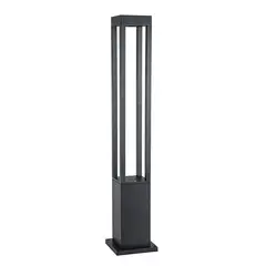 HB LEDS - Apliqué Piso LED Exterior 80cm Negro 10W Cálido