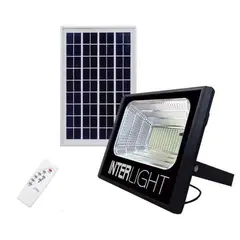 HB LEDS - Foco Proyector LED Panel Solar 60W 6000K