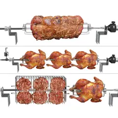 KANKA - - Adaptador Para Parrillas a Gas - Compatible con Asador