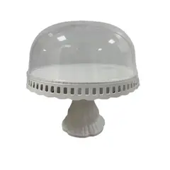 GENERICO - Porta Torta Con Tapa Bases Para Tortas Soporte Tortas 32 Cm