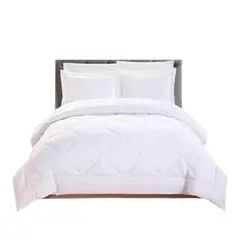 GENERICO - Plumon Edredon Nordico de microfibra Color Blanco - 1,5 Plaza