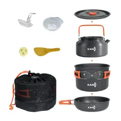 KANO - Set de Ollas Para Camping Portatil Cocina Outdoor