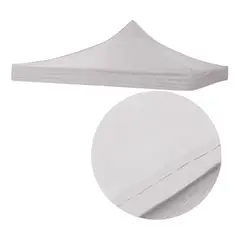 JARDIMEX - Repuesto Toldo 3x3m Impermeable Araña Blanco Reforzado