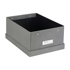 BIGSO - Caja Organizadora Box Karin 22 x 31 cm Gris