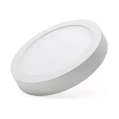 GENERICO - Foco Panel Plafon Led Sobrepuesto Redondo 12w Normal