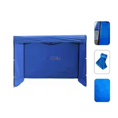 GENERICO - Paredes Para Toldo 2x3 Azul Con Ojetillos Metálicos