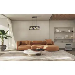 EGLO - Lámpara Colgante Tabloncito Acero Negro Oro Cod39904