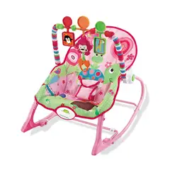 PUMUCKI - Silla Nido Mecedora Rosada