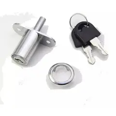 GENERICO - Cerradura O Chapa Cajón Tipo Boton Para Muebles 1un