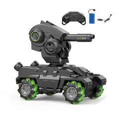 GENERICO - Tanque Control Remoto 2,4 Ghz, Disparador Drift Negro-verde