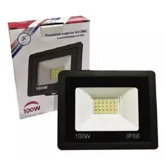 GENERICO - Foco Proyector Plano Led Reflector Multiled 100w Exterior 003360
