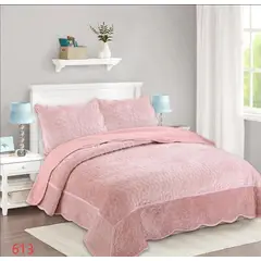 ANGELES DEL HOGAR - Cubrecama MicroPlush Plaza y media