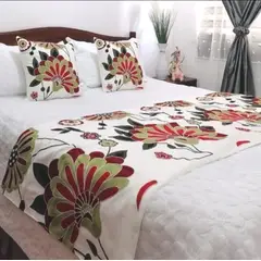 ANGELES DEL HOGAR - Pieceras Sola Bordada sola 2 plazas/King