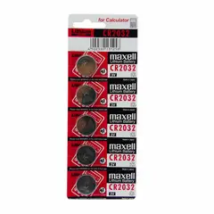 GENERICO - Pack 5 Pilas Cr 2032 Maxell Lithium