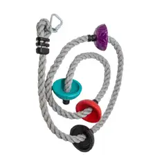 SLACKERS - Cuerda para Trepar 2,13 m Ninja Cimbing Rope 7 Feet