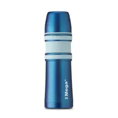 MEGA - Termo Megaslim Ii 1,0 Lt Acero Color Azul/Turquesa