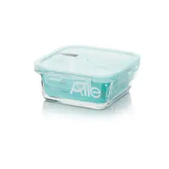 ALLEGRA - Contenedor Hermético De Vidrio Cuadrado 740 Ml