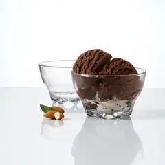 ALLEGRA - Set De 6 Copas De Vidrio para Helados y Postres 295ml Sundae