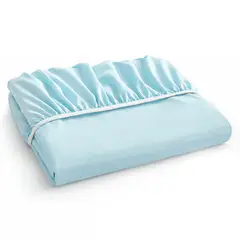 3ANGELI - Sabana Bajera Soft Ajustable 1800 Cama King Celeste