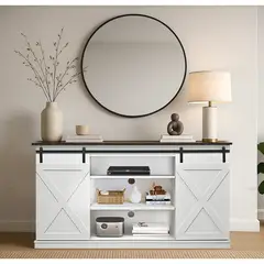 MSA MUEBLES SANTA ANA - Rack Para Tv 60″ Caburga White