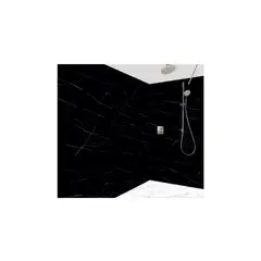 GENERICO - Pack 10 pegatinas marmol negro, baño, cocina, comedor, azulejos 60x30