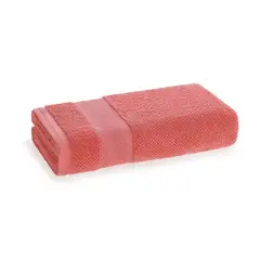 GENERICO - Toalla 100% Algodón De Baño Liso Coral 80x160 Cm