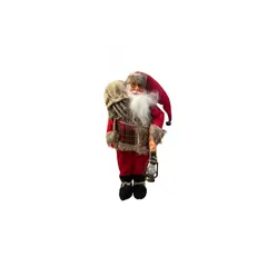GENERICO - Muñeco Papa Noel Decoración Navidad Rojo 85cm